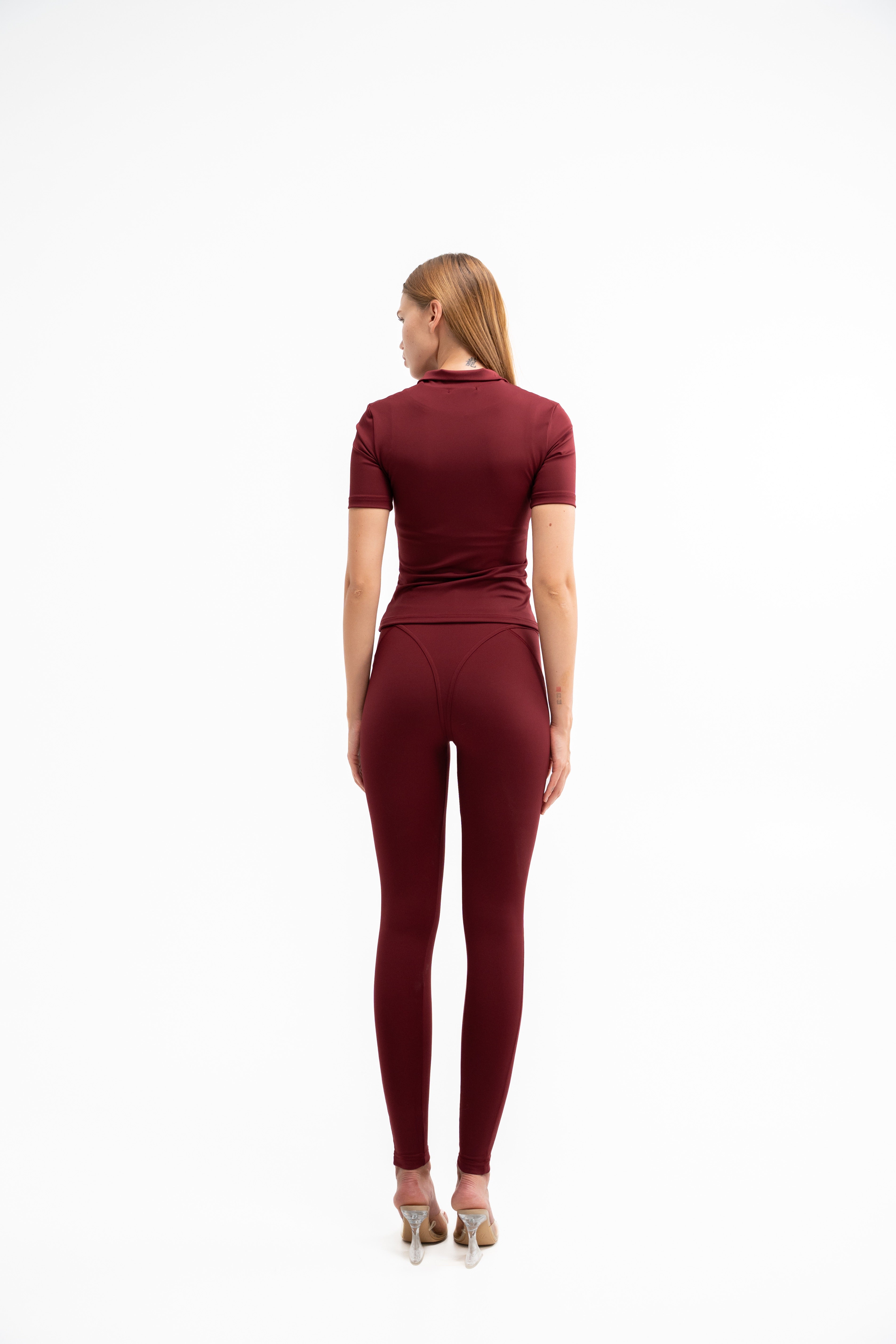 Athletic Zip Sculpt Tee