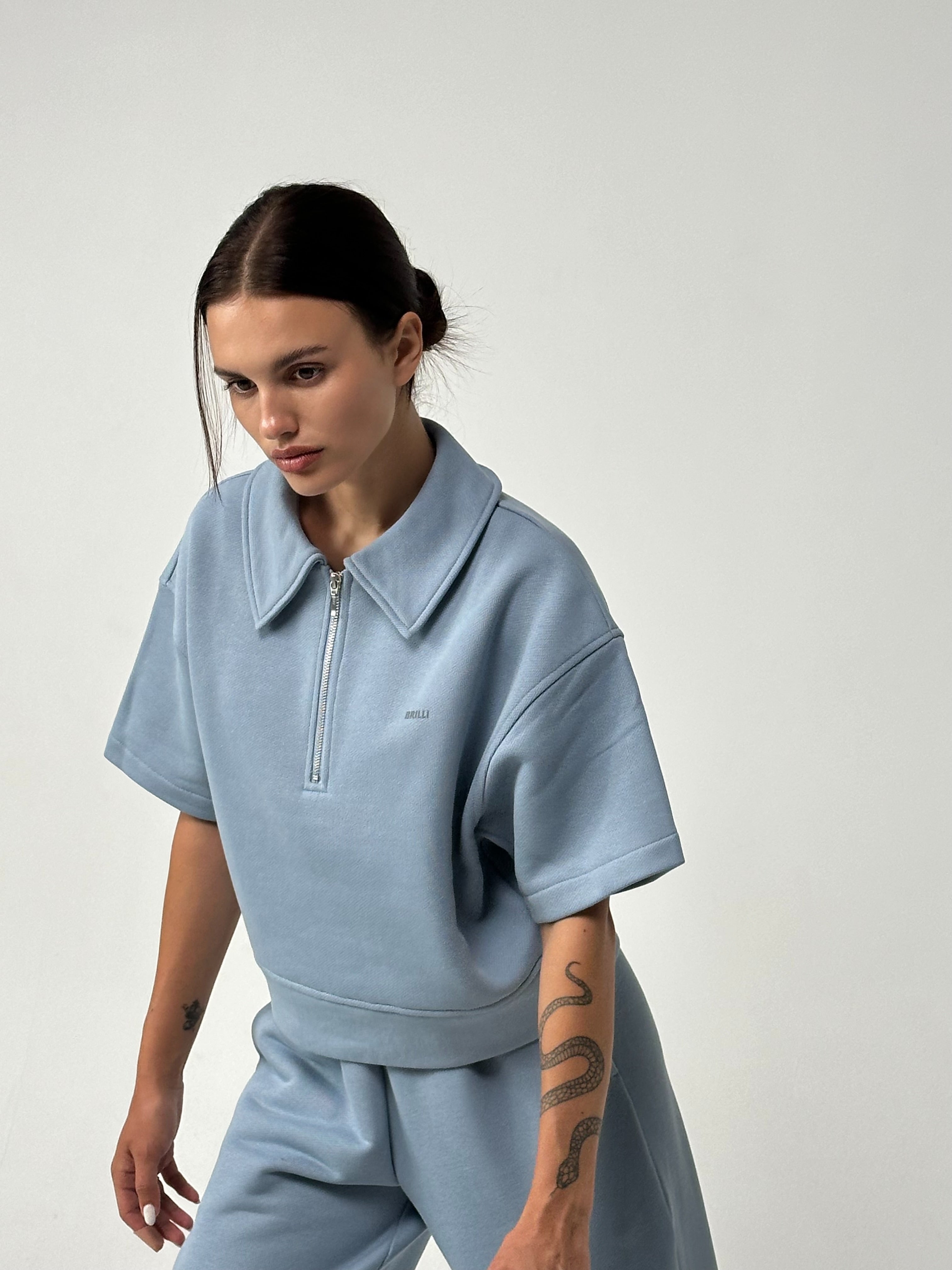 POLO SHORT SLEEVE SWEATSHIRT