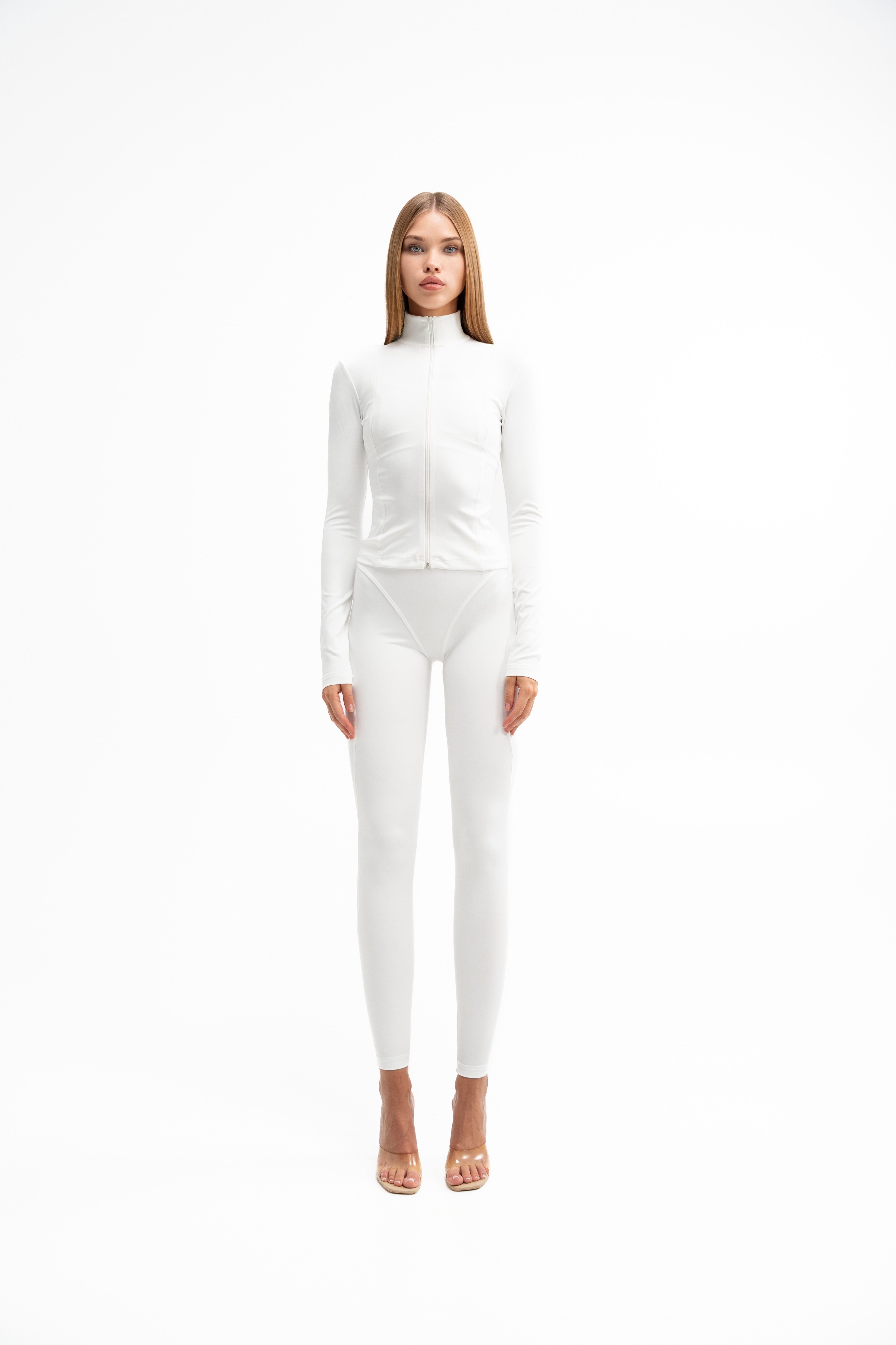 Athletic Zip Sculpt Top