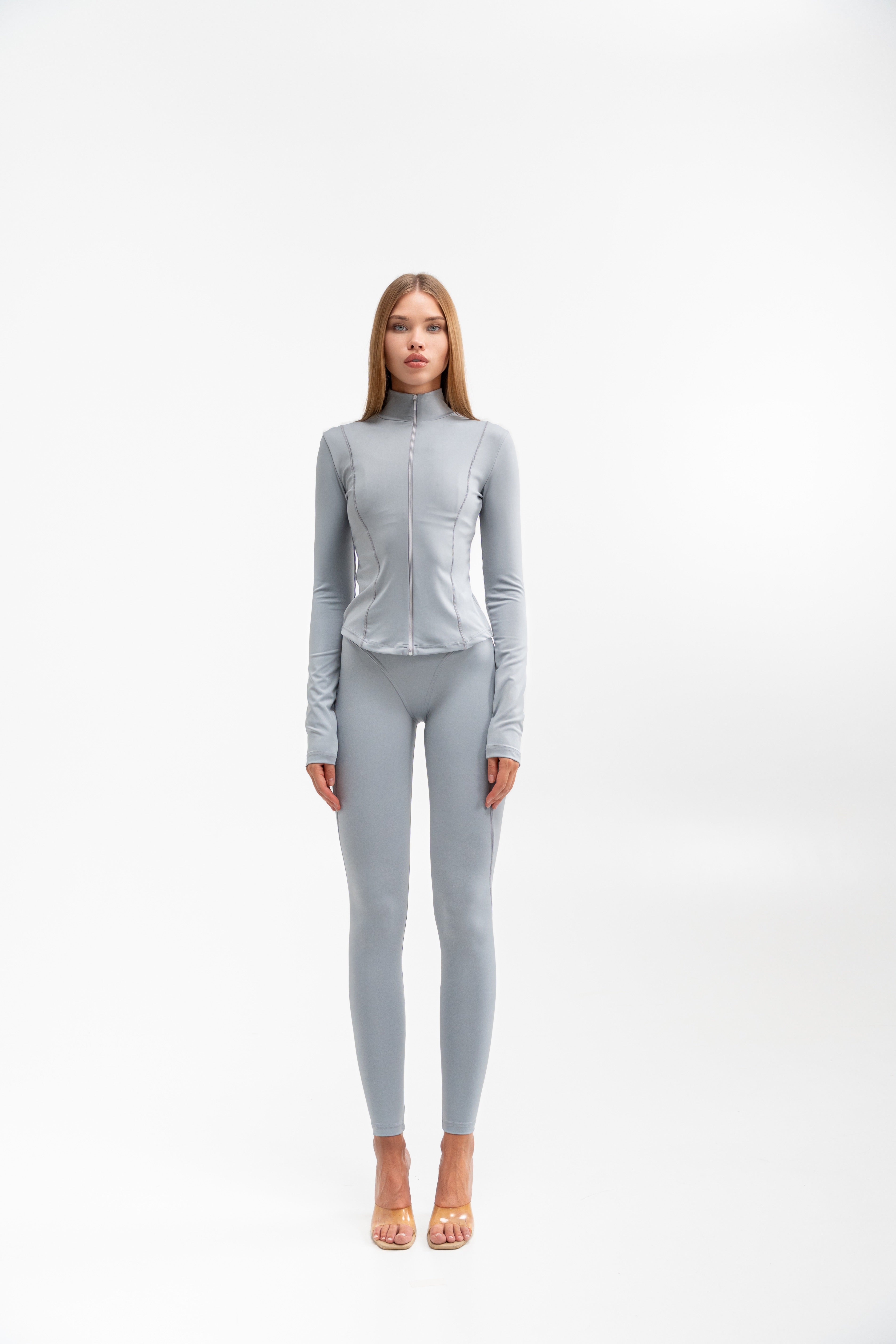 Athletic Zip Sculpt Top