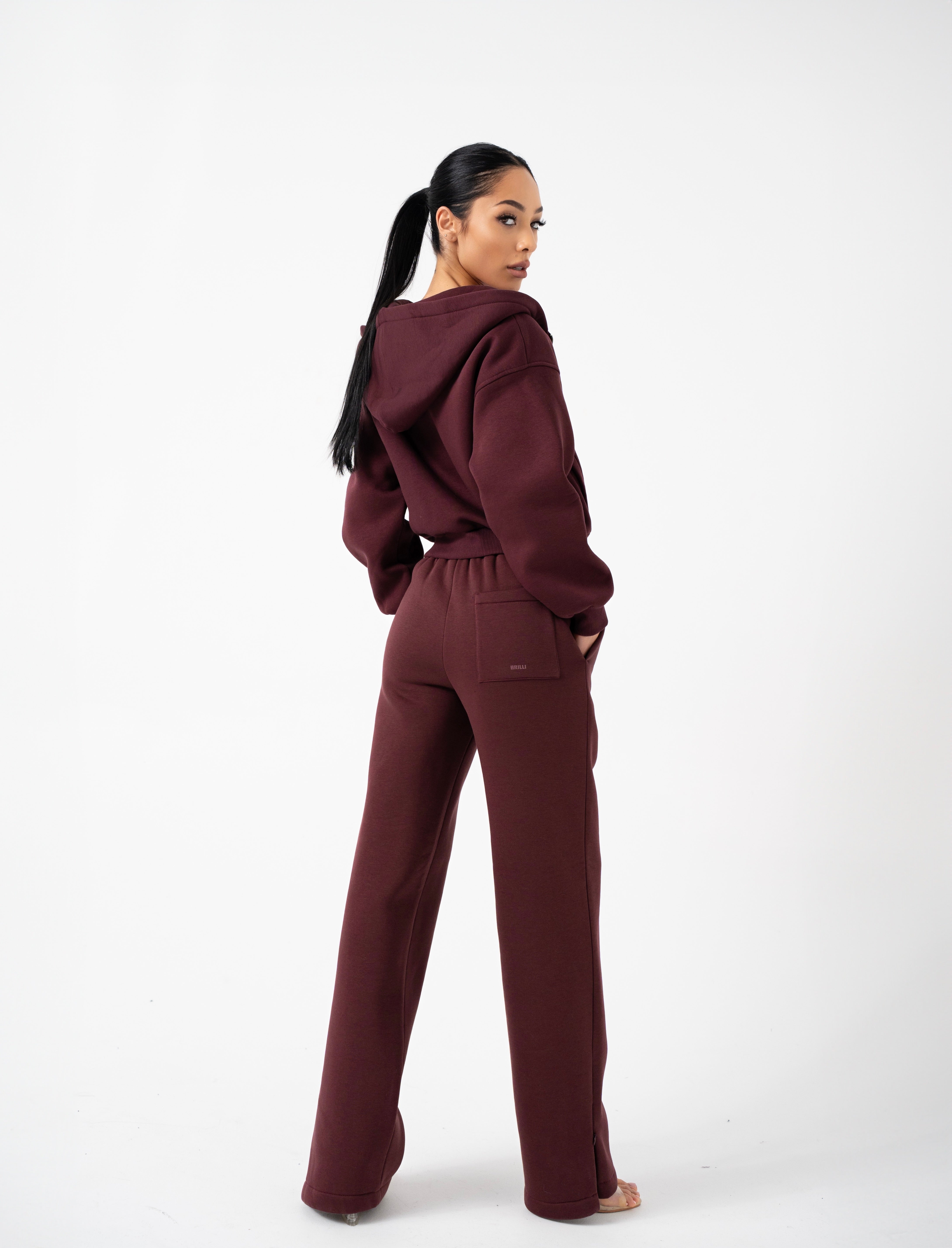 Winetesting Zip Wide Leg Pants