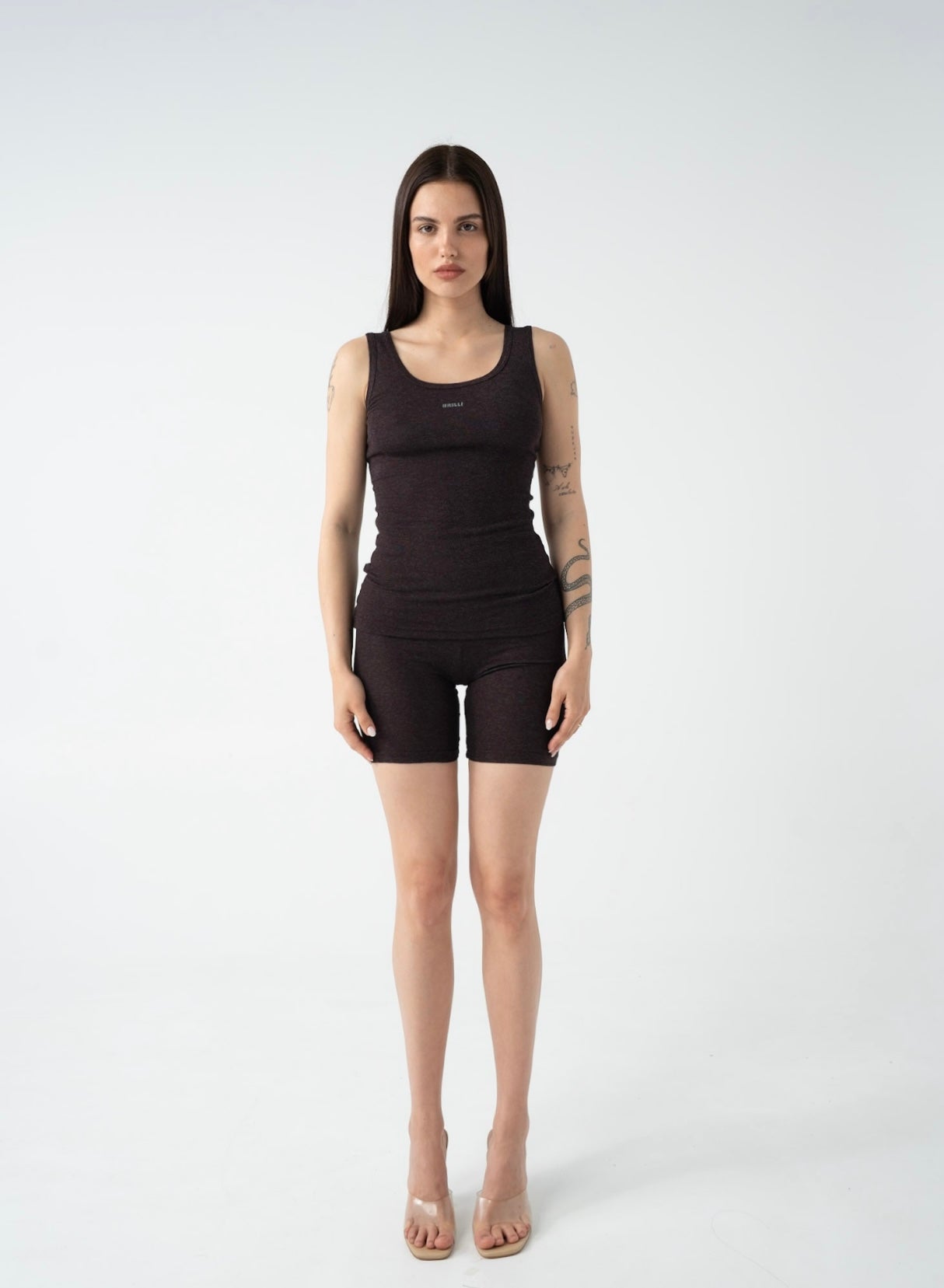 Stretch Knit Biker Shorts