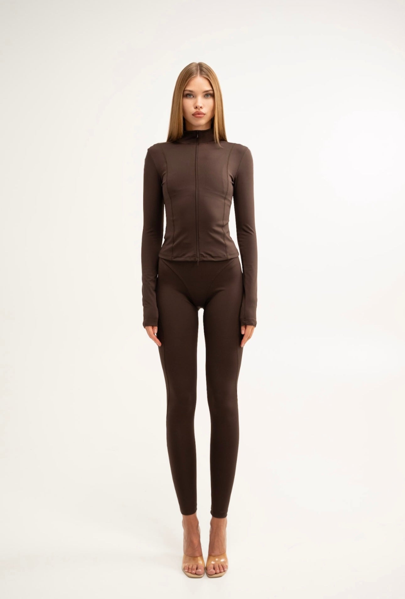 Athletic Zip Sculpt Top