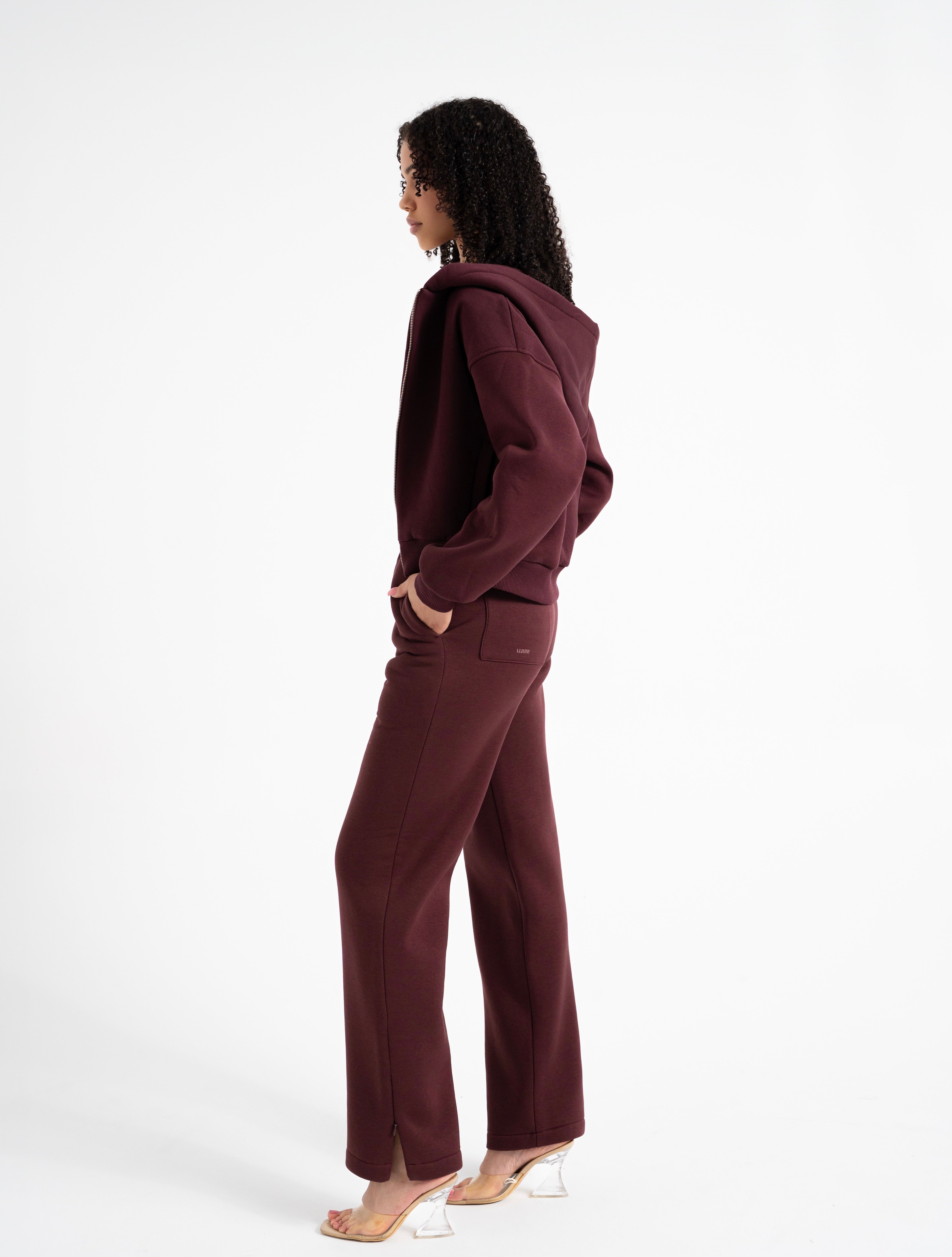 Winetesting Zip Wide Leg Pants