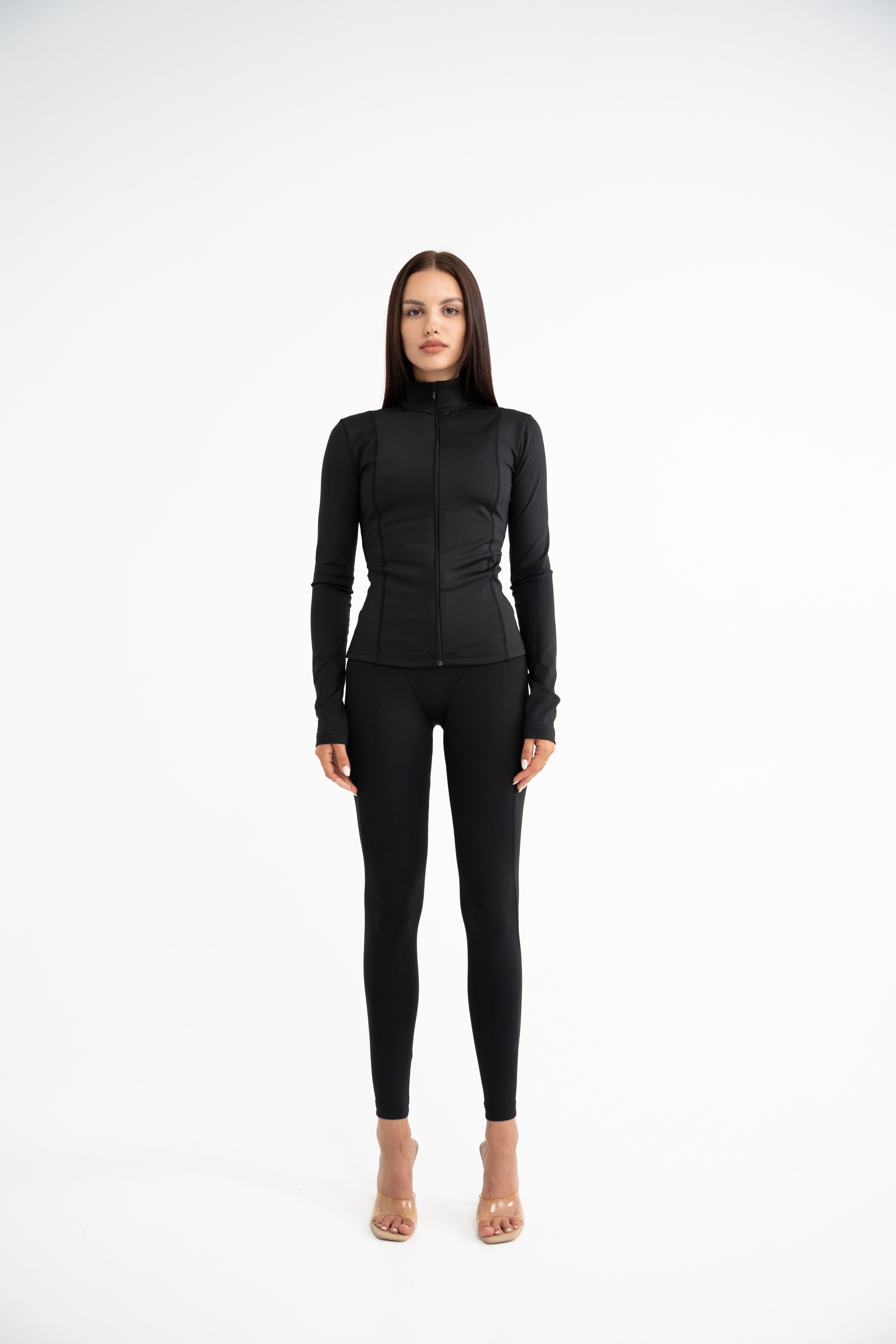 Athletic Zip Sculpt Top