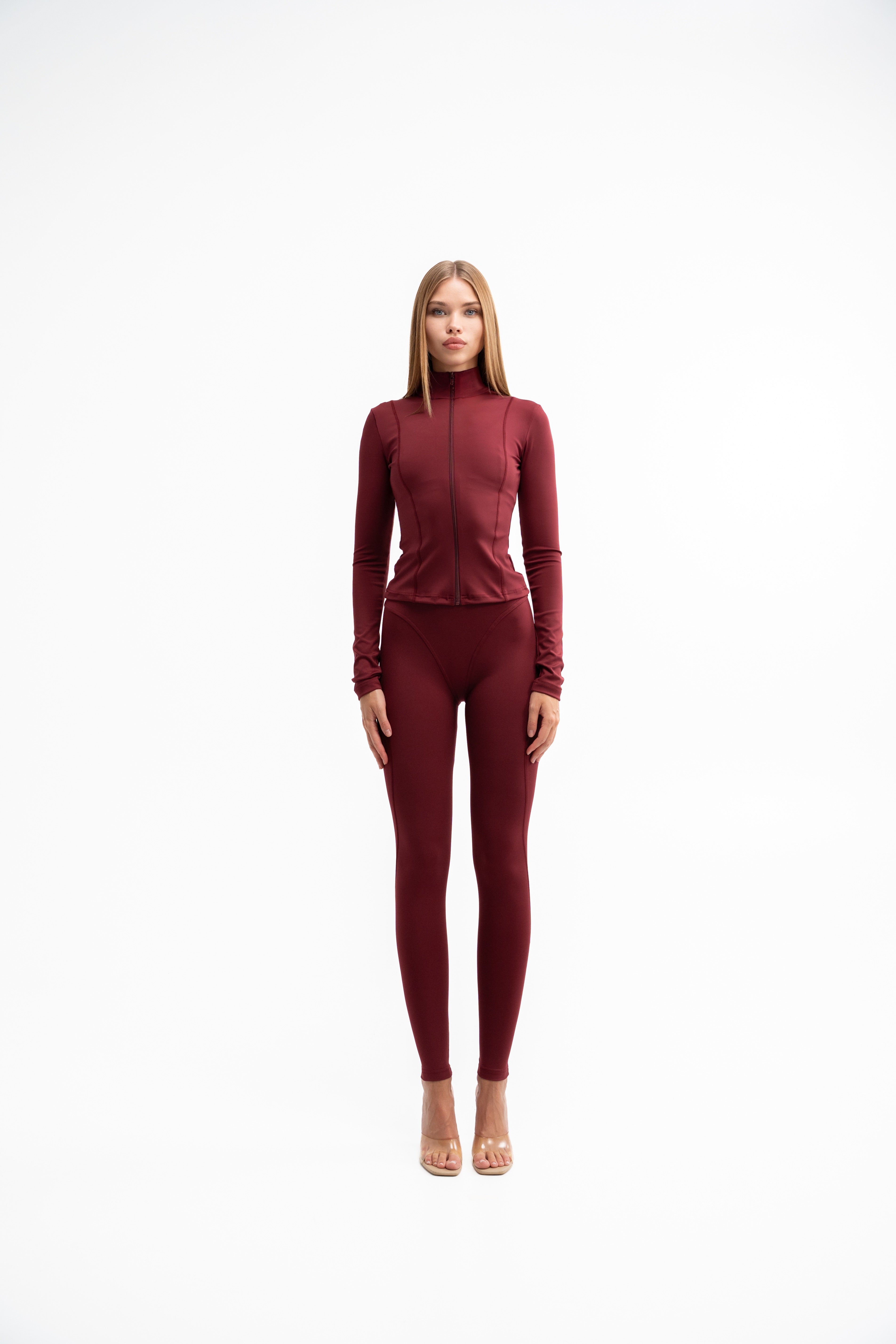 Athletic Zip Sculpt Top