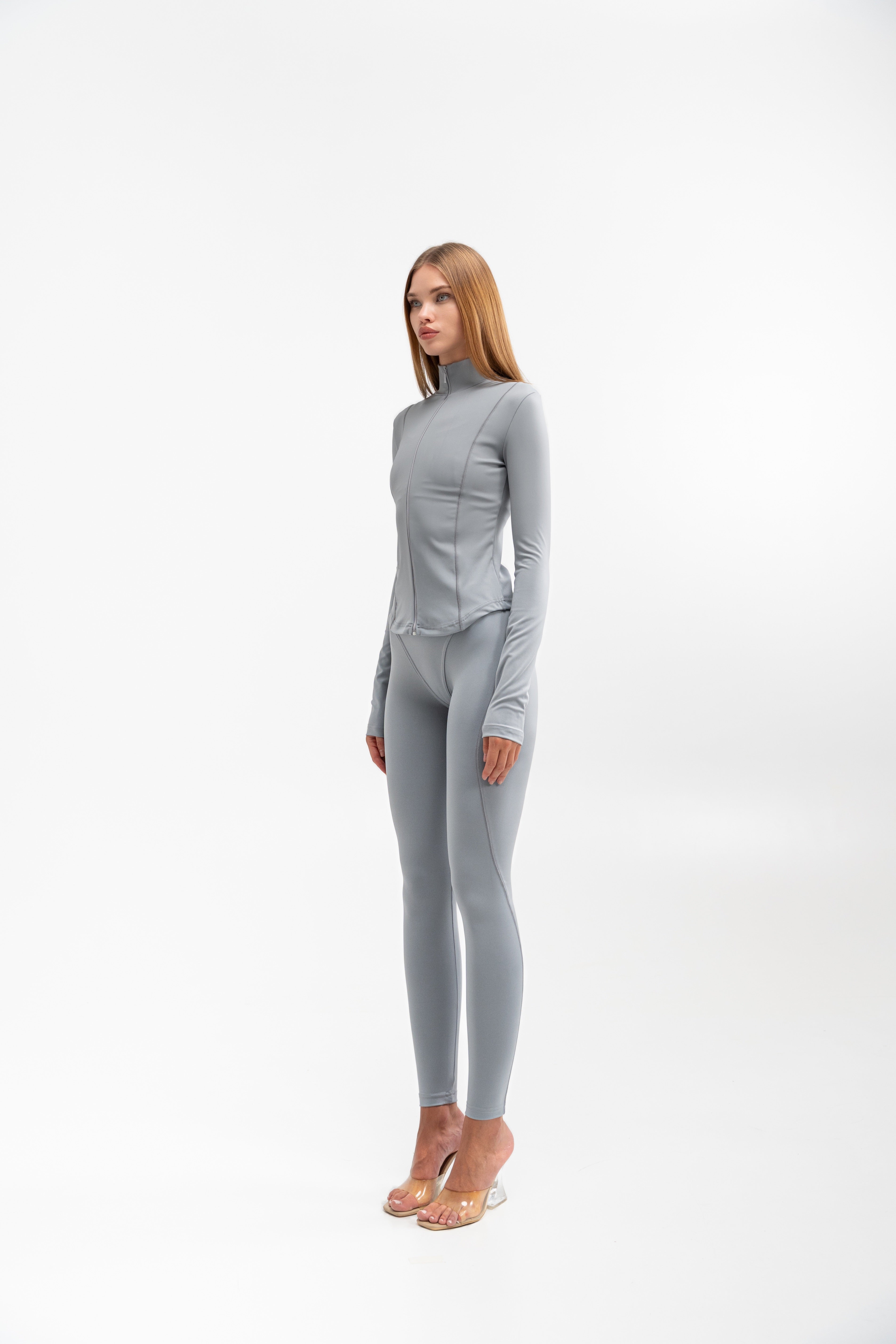 Athletic Zip Sculpt Top