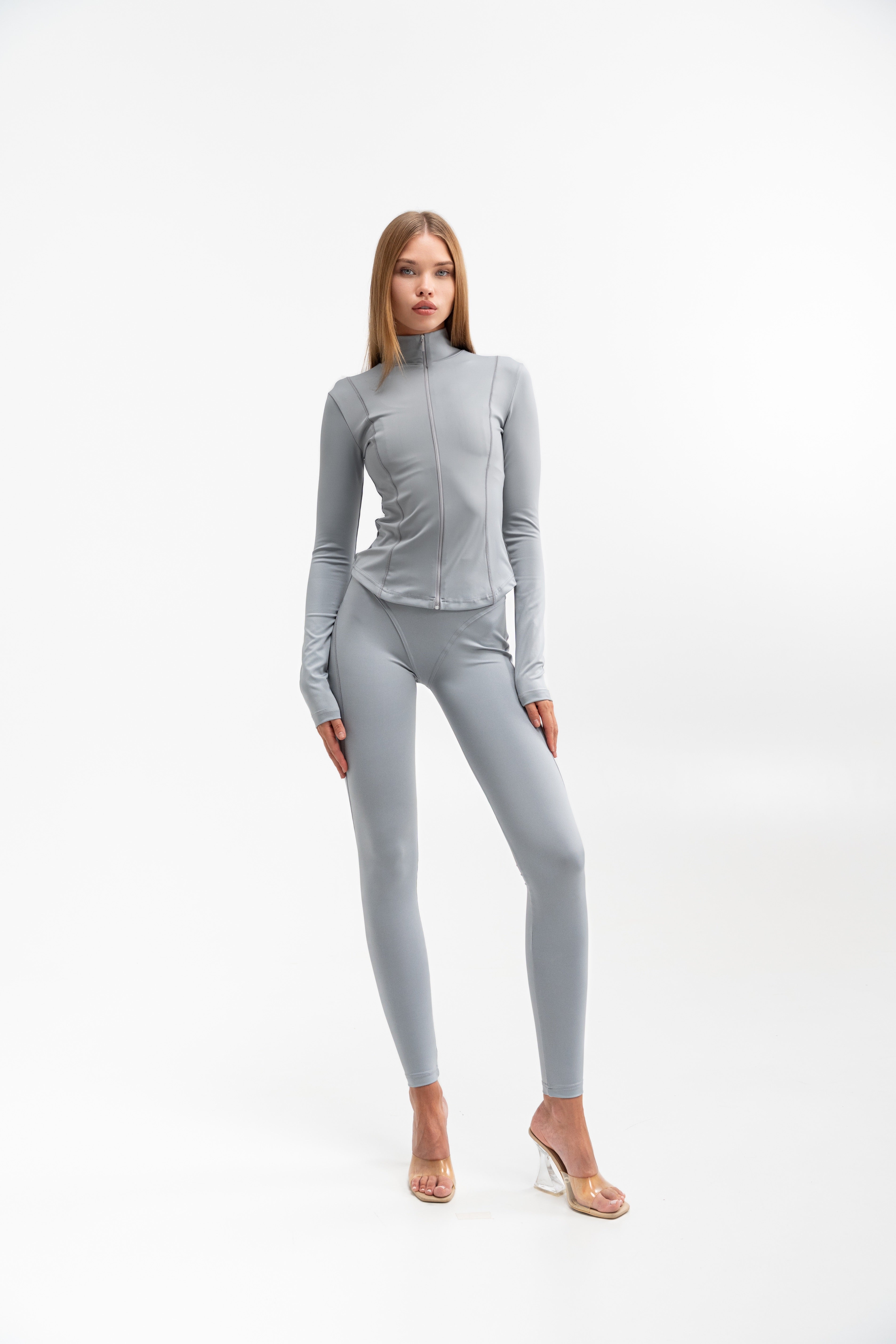 Athletic Zip Sculpt Top