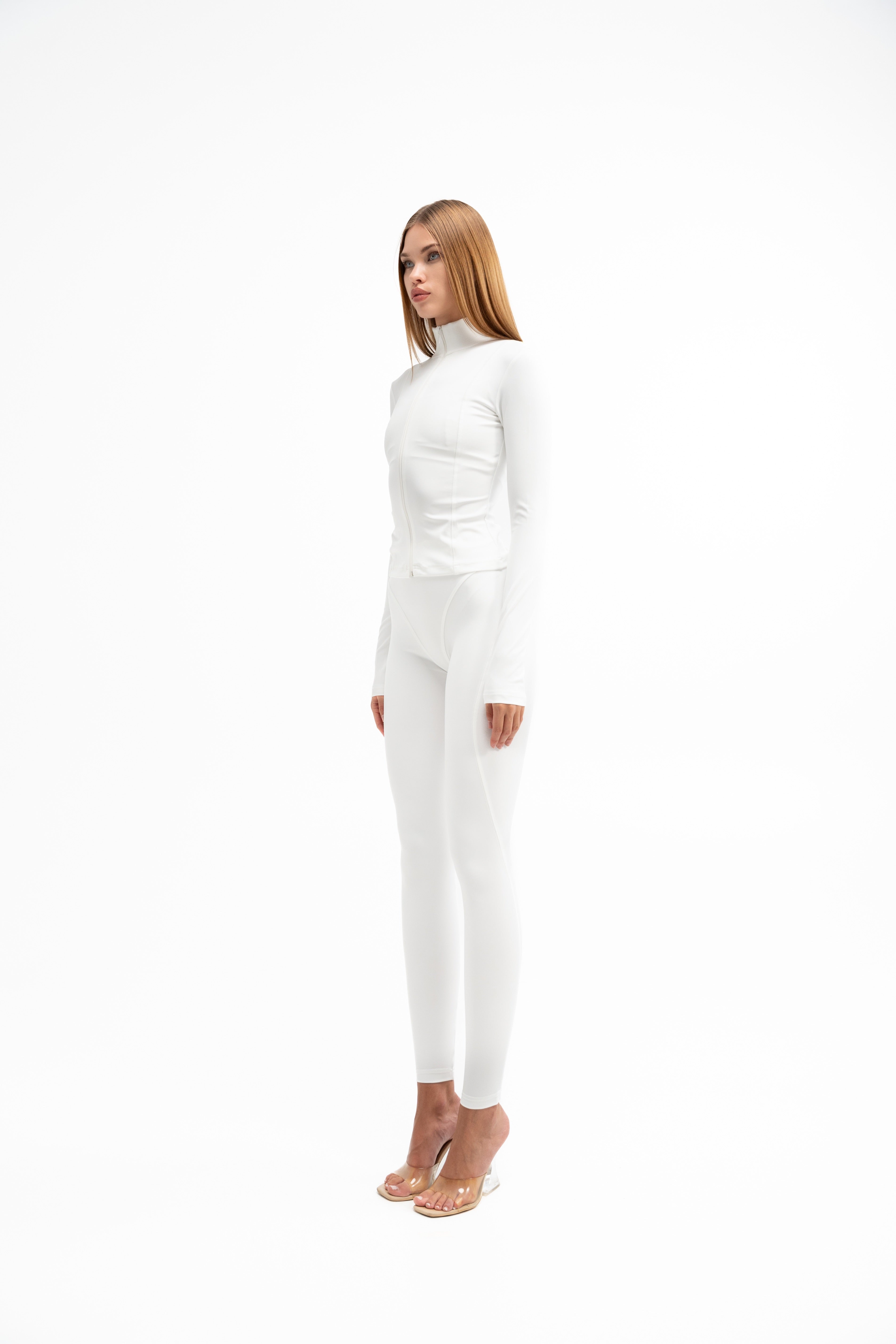 Athletic Zip Sculpt Top