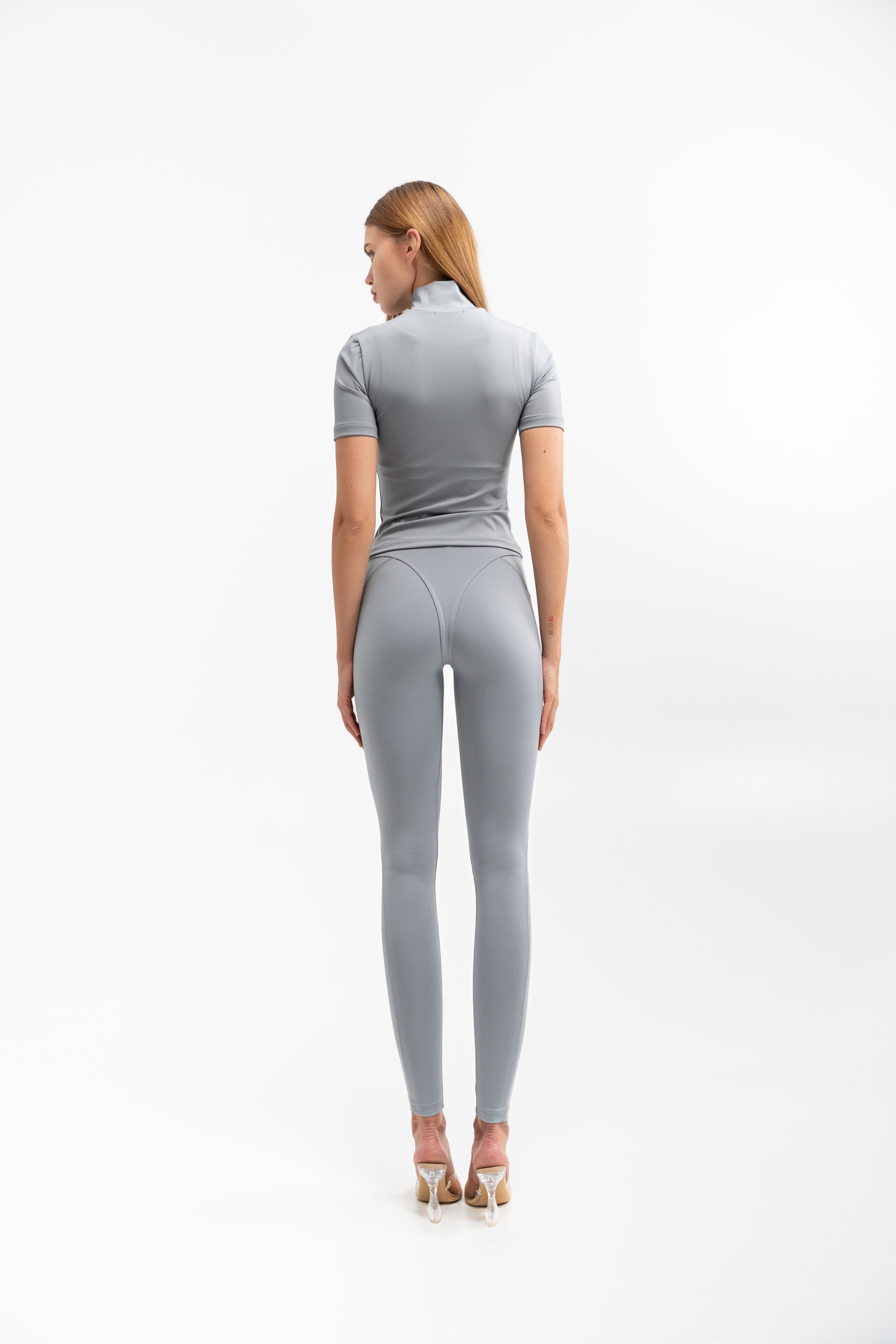 Athletic Zip Sculpt Tee